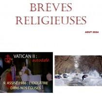 BREVES RELIGIEUSES - AOUT 2024